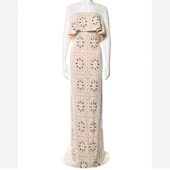 Nwt Johanna ortiz maxi lace dress - Picture 2 of 9